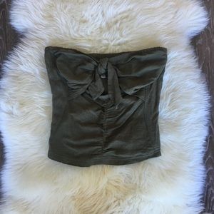 Free People tube top with keyhole, size small